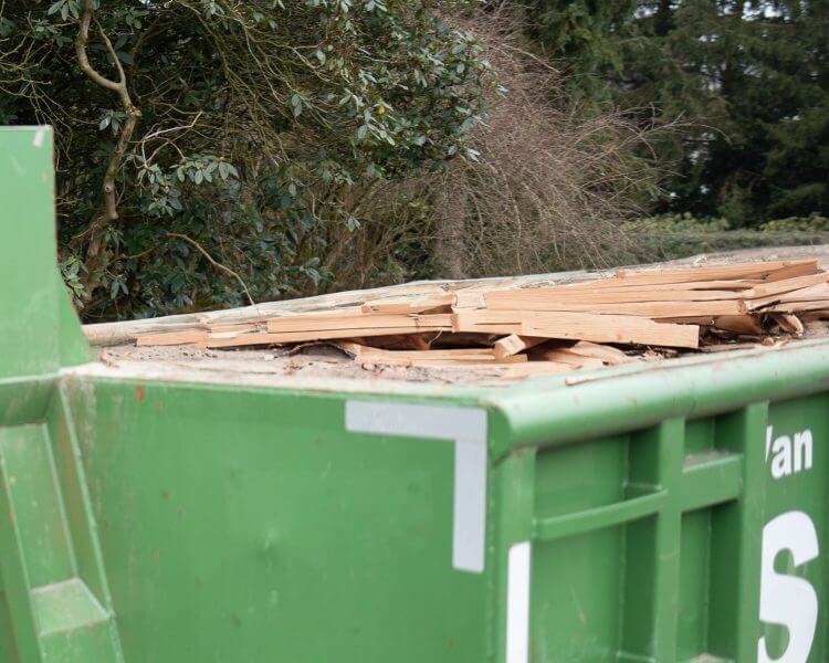 Houtcontainer huren in West-Brabant