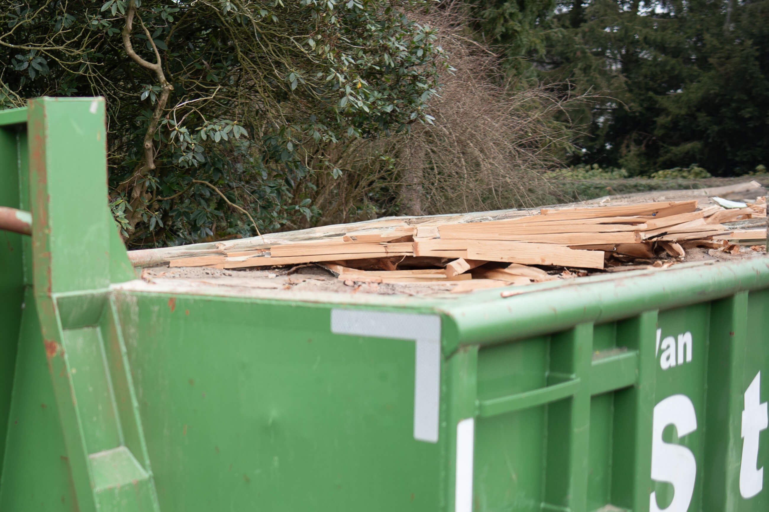 Houtcontainer huren in West-Brabant