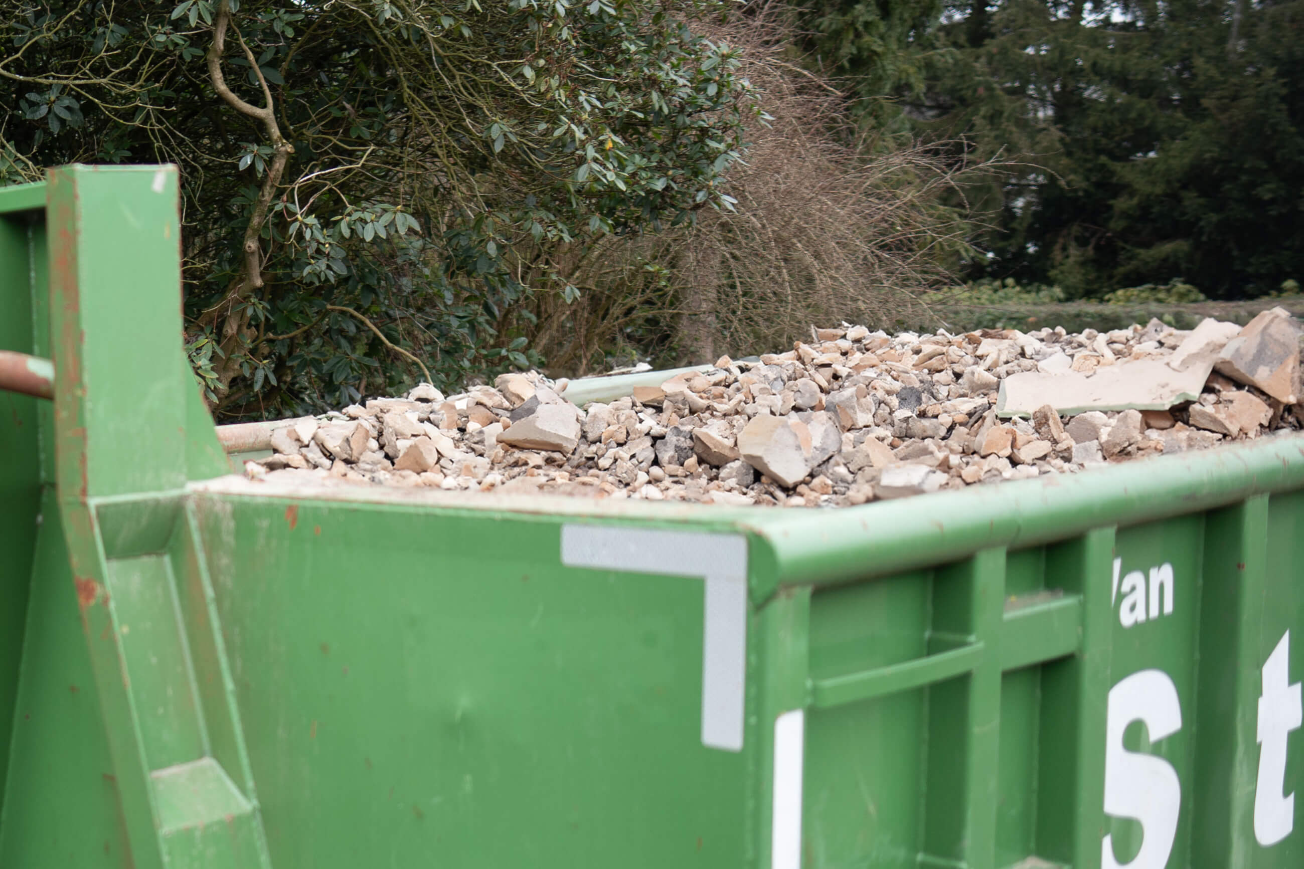 6m3 puin container huren bij van strien fijnaart