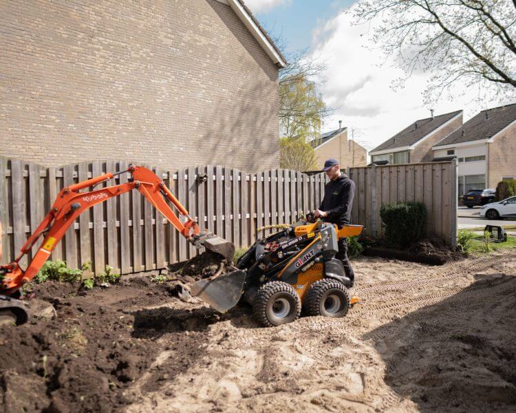 grondwerk tuin, tuin renovatie